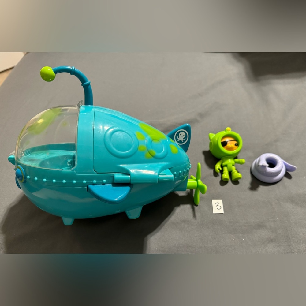 Octonauts Gup A Submarine Slime Edition w/ Kwazii & Eel